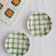 Set of 2 dessert plates Moulin des Loups, Tablecloth