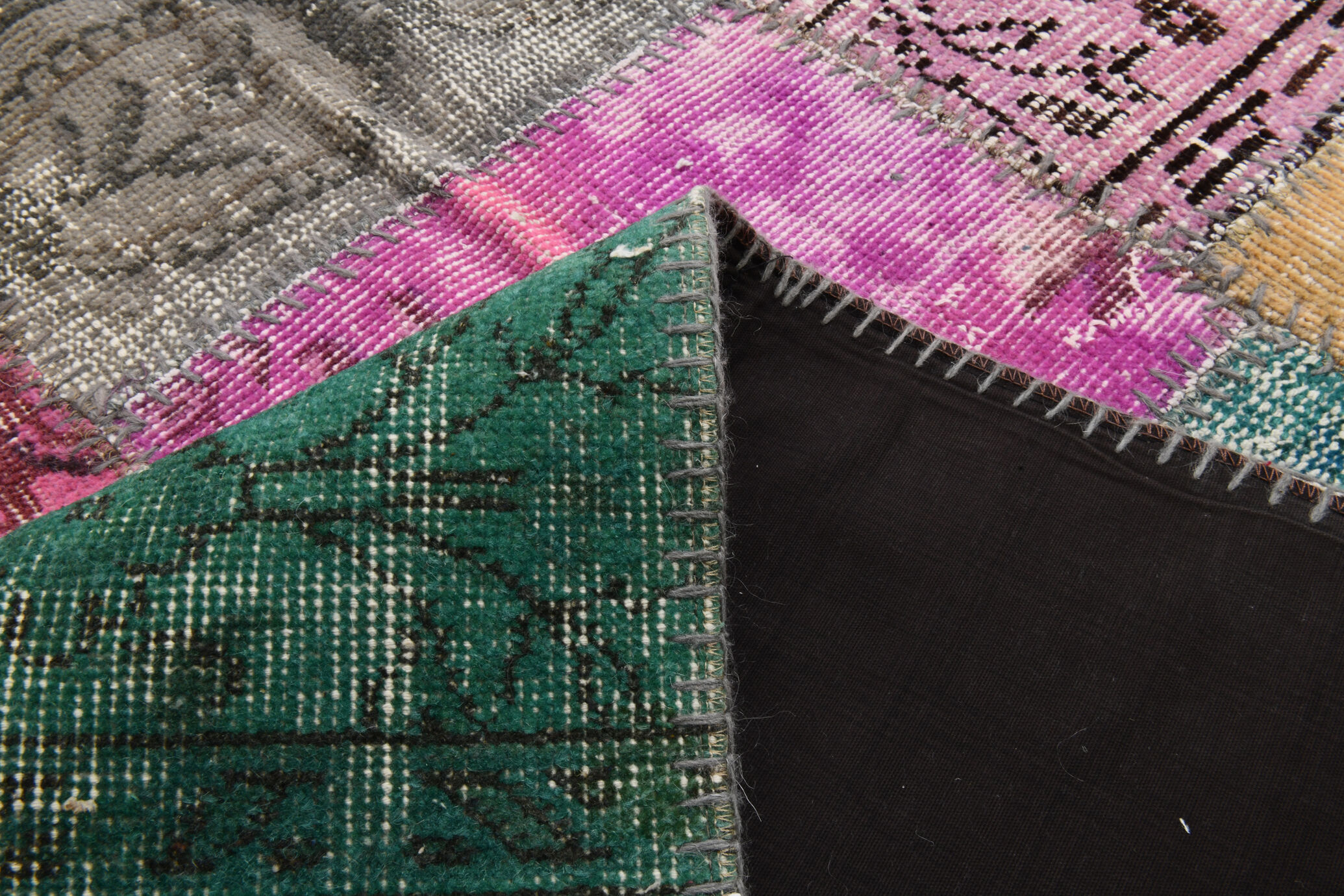 Distressed multicolor turkish rug 299x209 cm