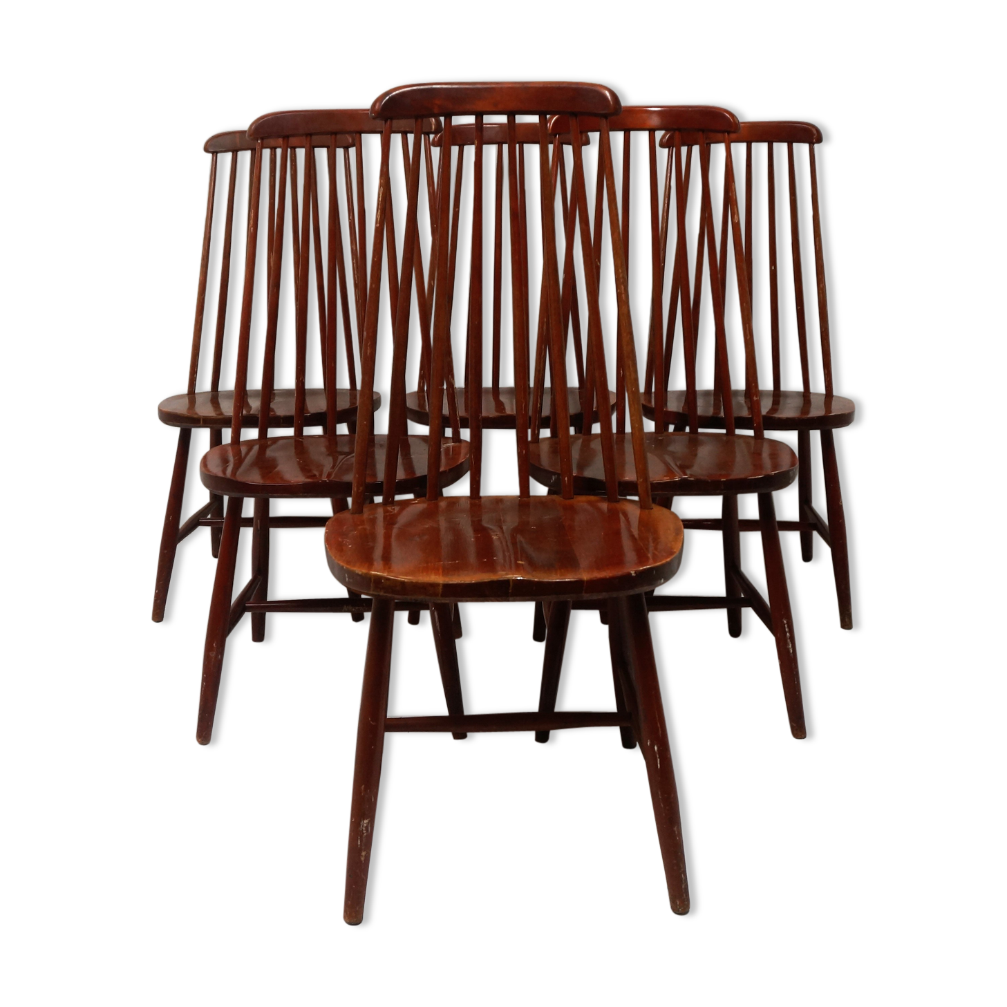 Set of six chairs to high records