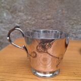 Christofle Gallia silver plated cup and saucer