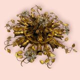 Murano glass flower flush mount, 1960s