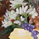 Vintage bouquet painting