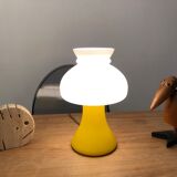 Bedside lamp glass opalin vintage 70