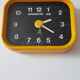 Vintage yellow Jazz wall clock