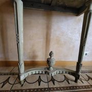 Louis XVI period console – Carved wood & Sainte-Anne marble – 18th century