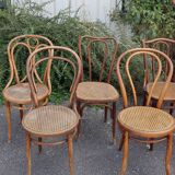 Series 8 mismatched bistro chairs
