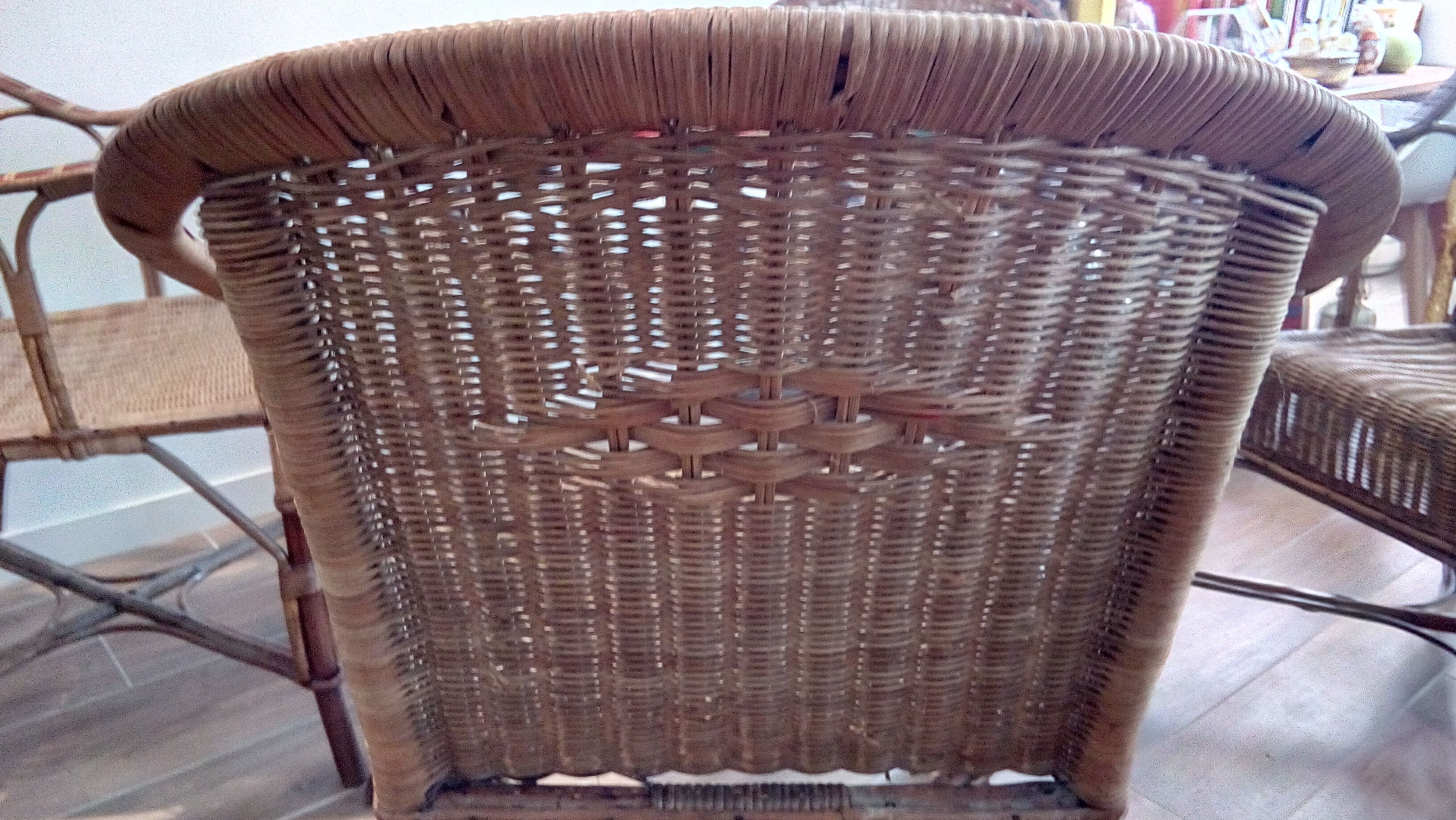 Rattan wicker garden salon rattan year 60