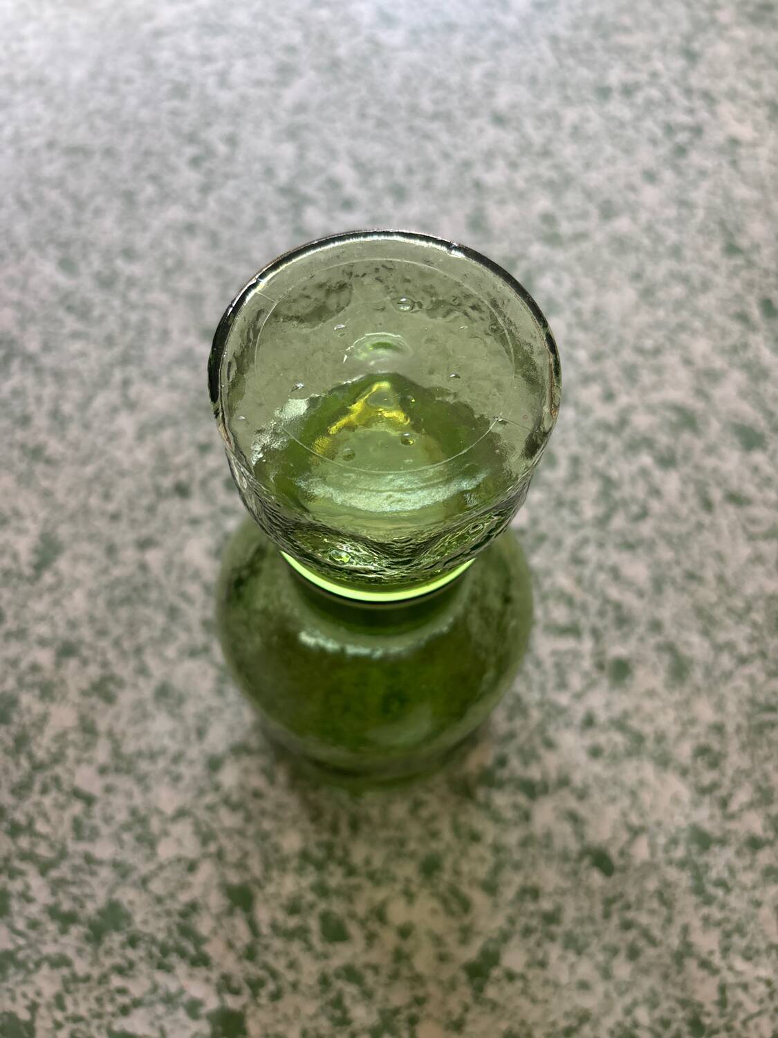 Vintage glass carafe