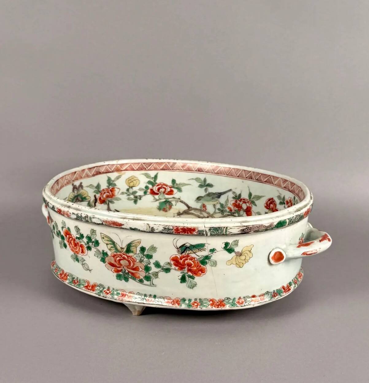 Porcelain gardenware, famille verte, Kangxi period (1662-1722), China