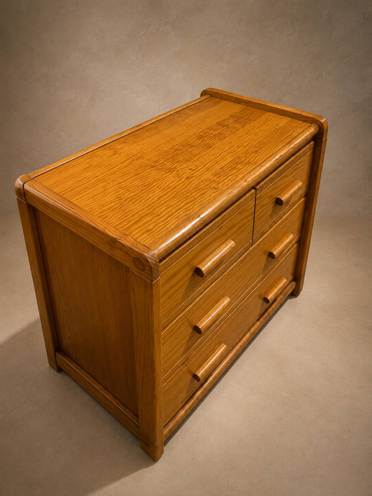 Pine chest of drawers Gautier France, circa 1980