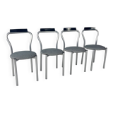 Set of 4 Dining Chairs by Calligaris Italy, 1980s