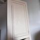 White 2-door bonnet cabinet