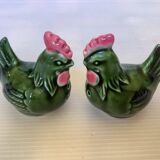 Sel et poivre poules barbotine