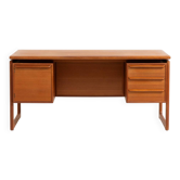 Teak executive writing desk by G.V. Møbler