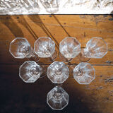Set of 8 champagne flutes