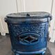 Vintage "Le Non Pareil" cast iron blue enamel pan – Upcycled to bioethanol