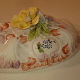 Polychrome earthenware soup