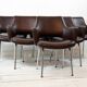 6 fauteuils en skaï