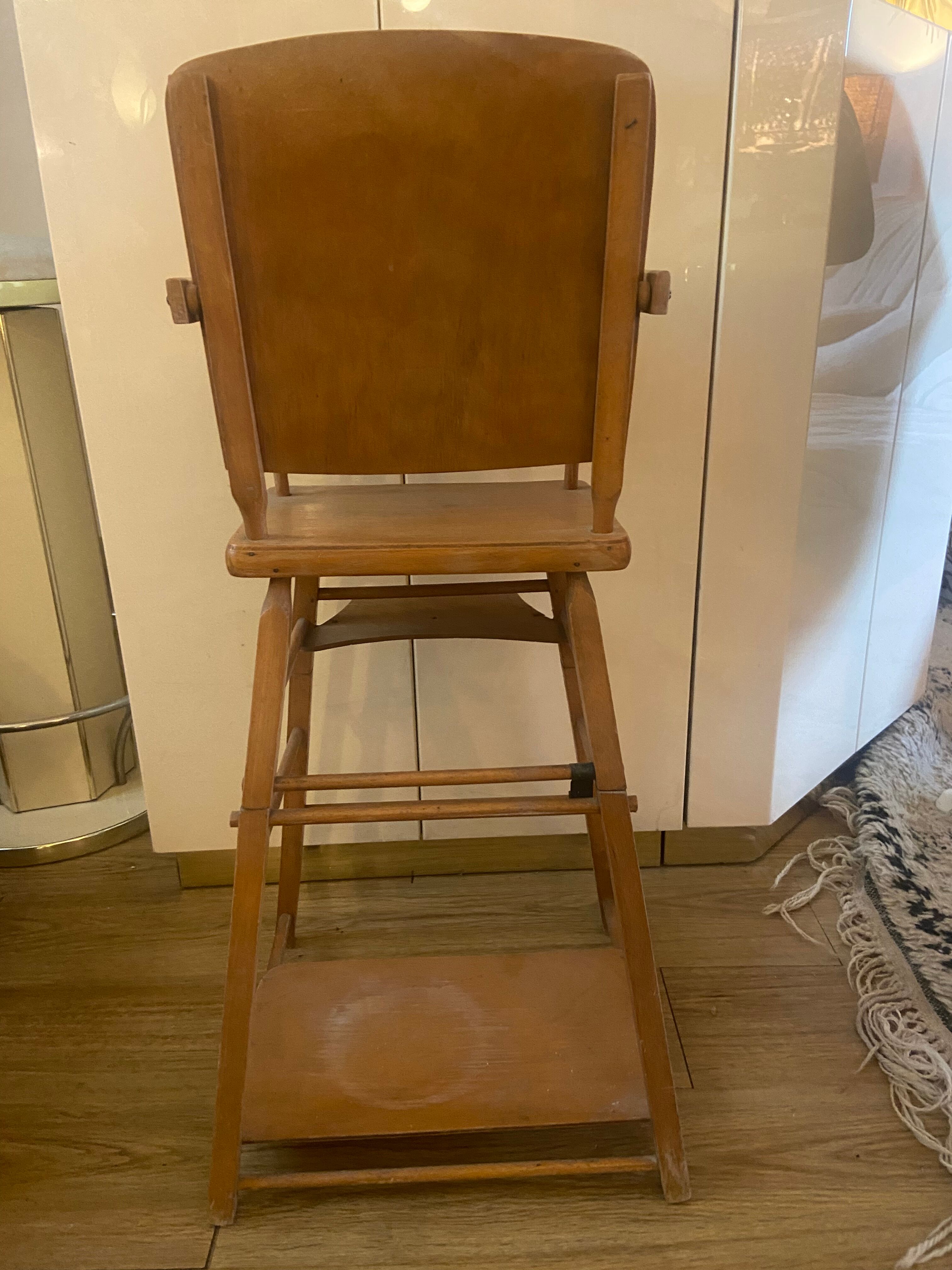 Vintage doll high chair