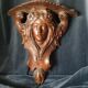 Paire d’étagères de mur d’art nouveau en bois