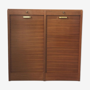 Double binder with low curtains