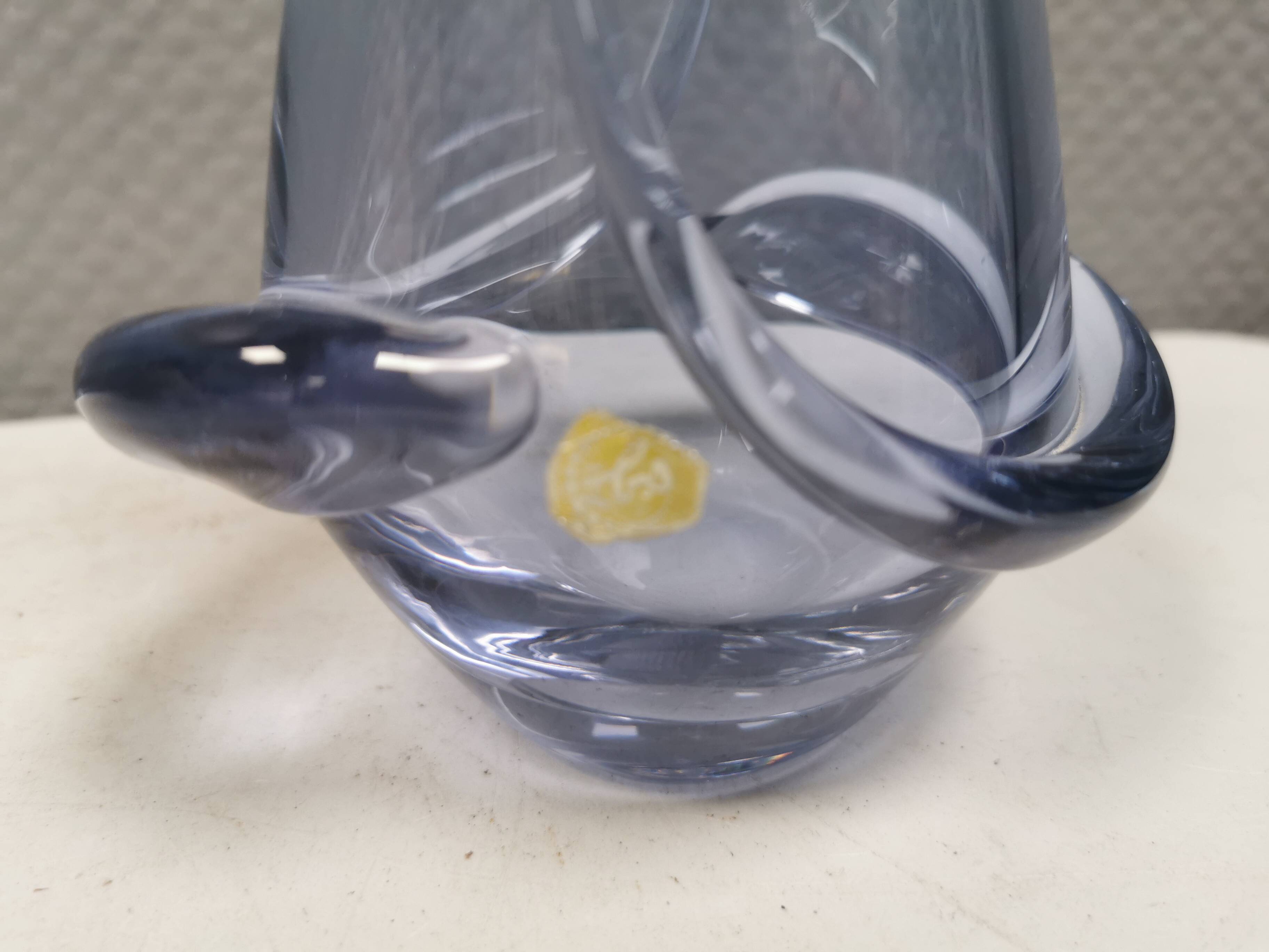 Bohemian vase by Frantisek Zemek Czech Republic 1950-60s