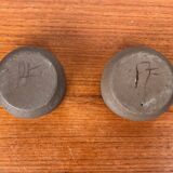 Small modern Danish studio pottery bowls from the mid-century, 1960s, set of 2.