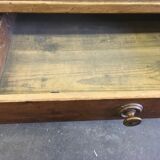 Walnut table draper XIX century