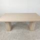 Vintage travertine dining table, 1970s