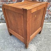 Large Art Deco curtain cabinet, antique secretary.