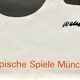 Pierre Soulages- Lithographic Poster OJ Munich 1972 - Olympia Edition