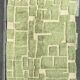Magnificent new Beni ouarain water green carpet 200x300 cm