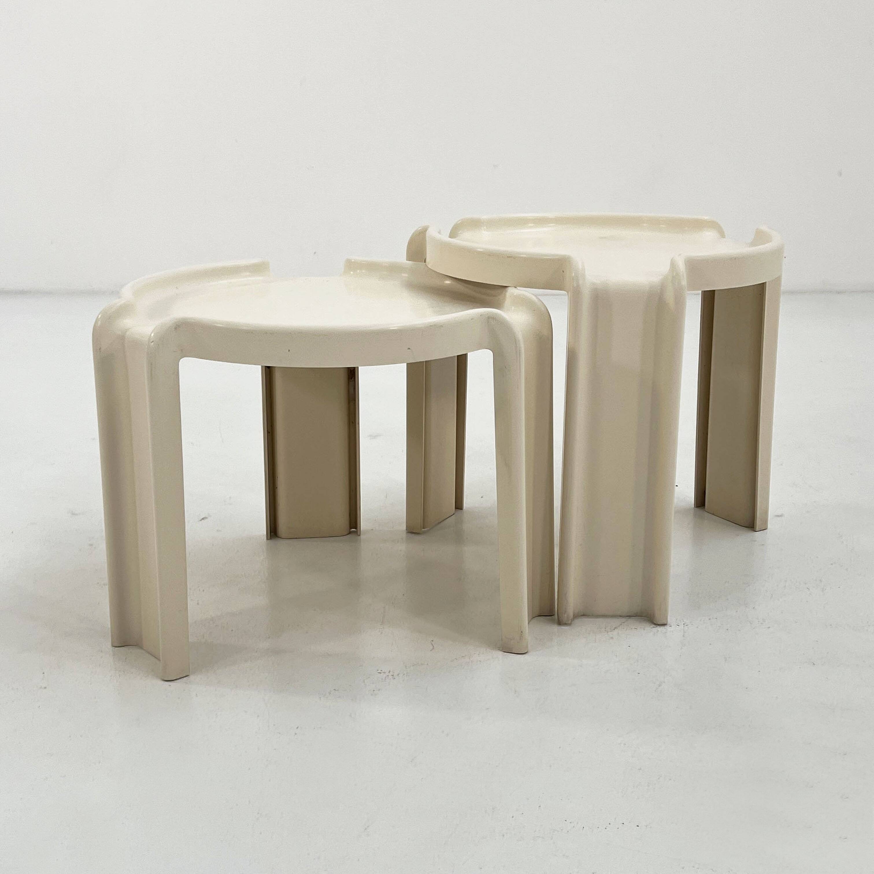 Paire de Tables d'appoints par giotto stoppino pour kartell, 1970