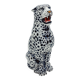 Léopard des neiges en céramique