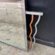 Chrome Art Deco mirror