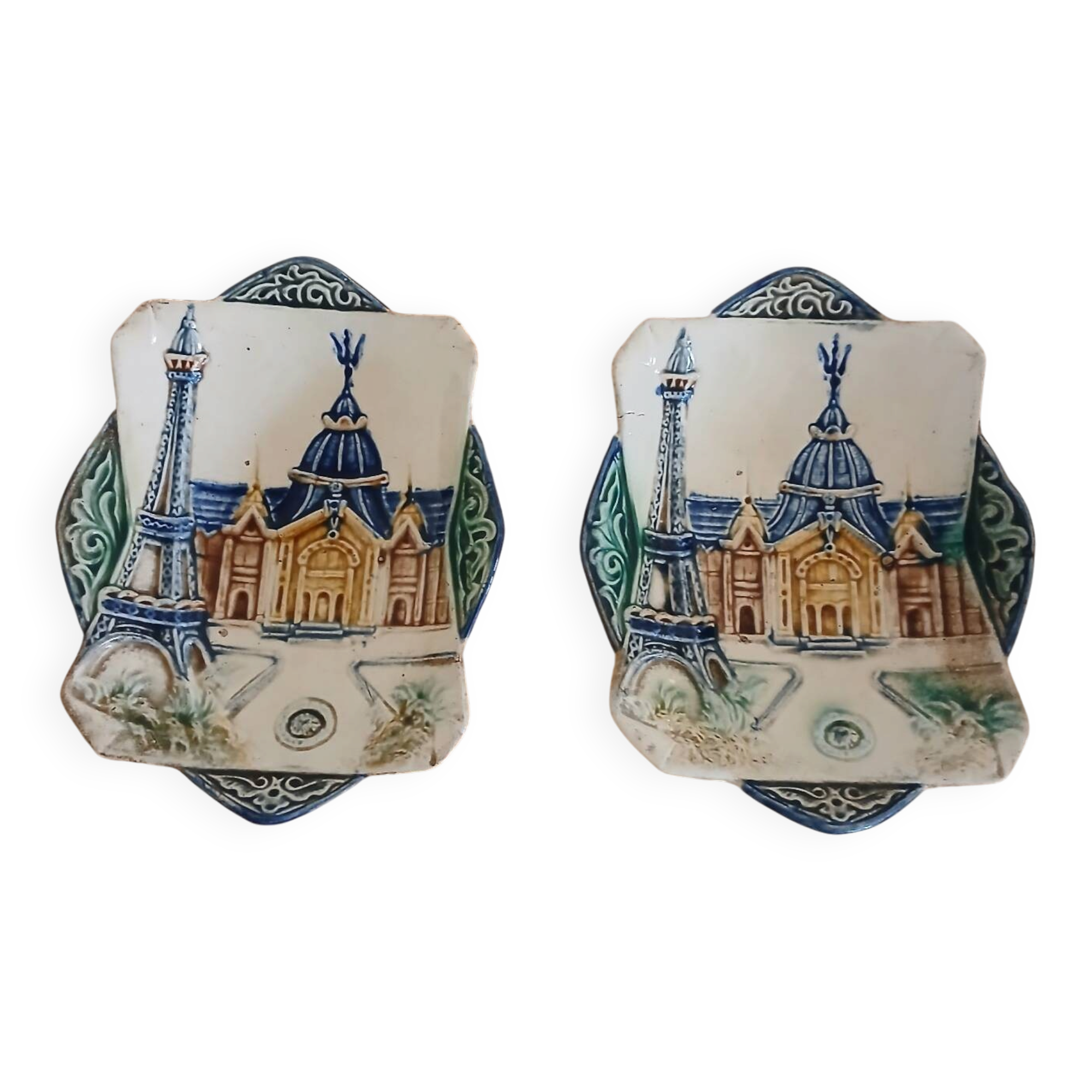 Plat en barbotine du XIXÈME Siècle