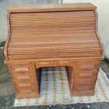 American desk with a "roll top" curtain