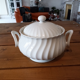 Vintage mid-century white tureen, wunsiedel bavaria germany