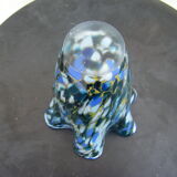 Multicolored Scandinavian vase. Sea Glasbruk Sweden.