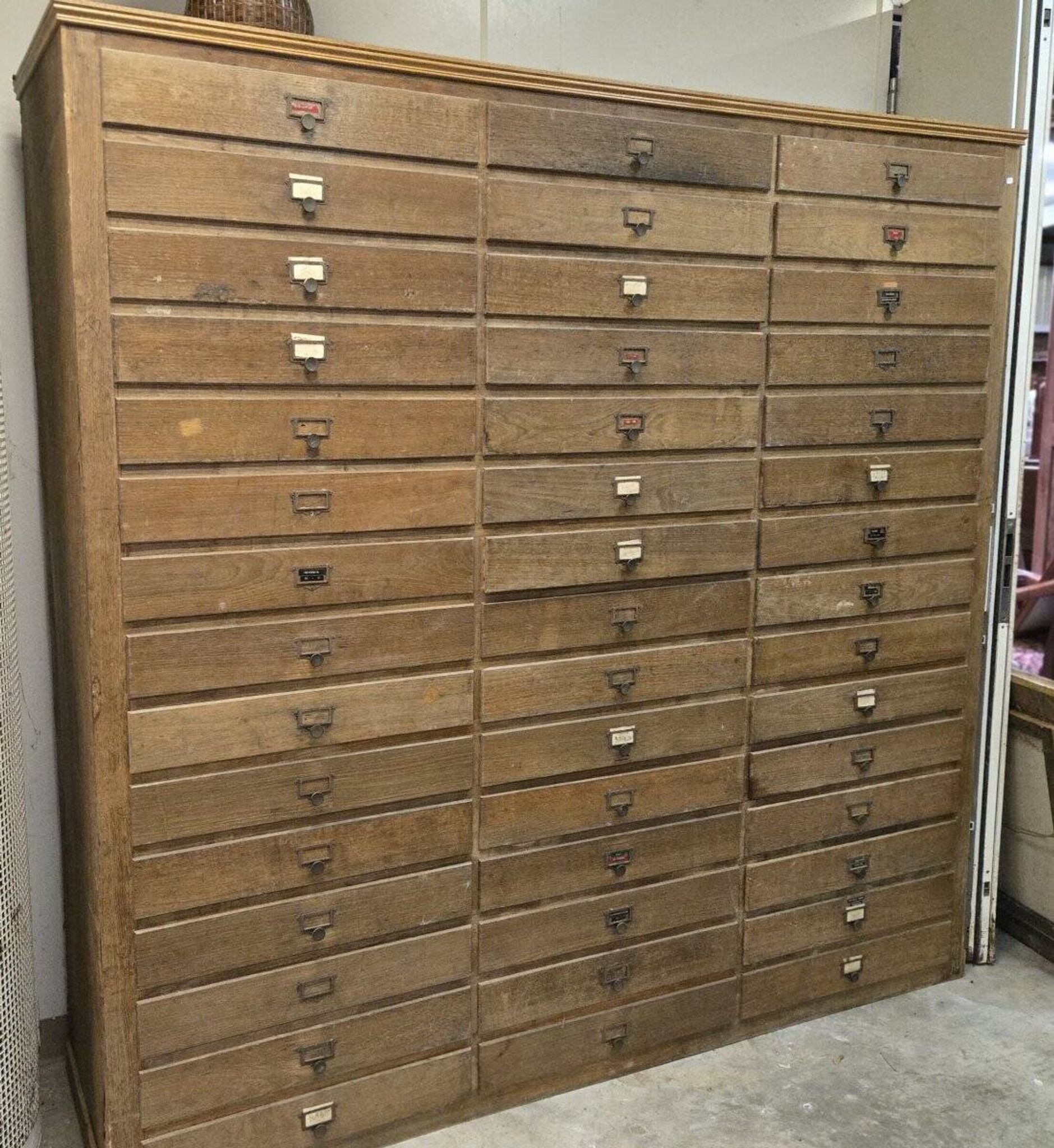 Large workshop cabinet with drawers – antique workshop / hardware / No. 2