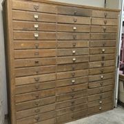 Large workshop cabinet with drawers – antique workshop / hardware / No. 2