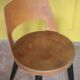 Chaise Baumann modèle Mondor, chaise bois vintage, chaise d'appoint
