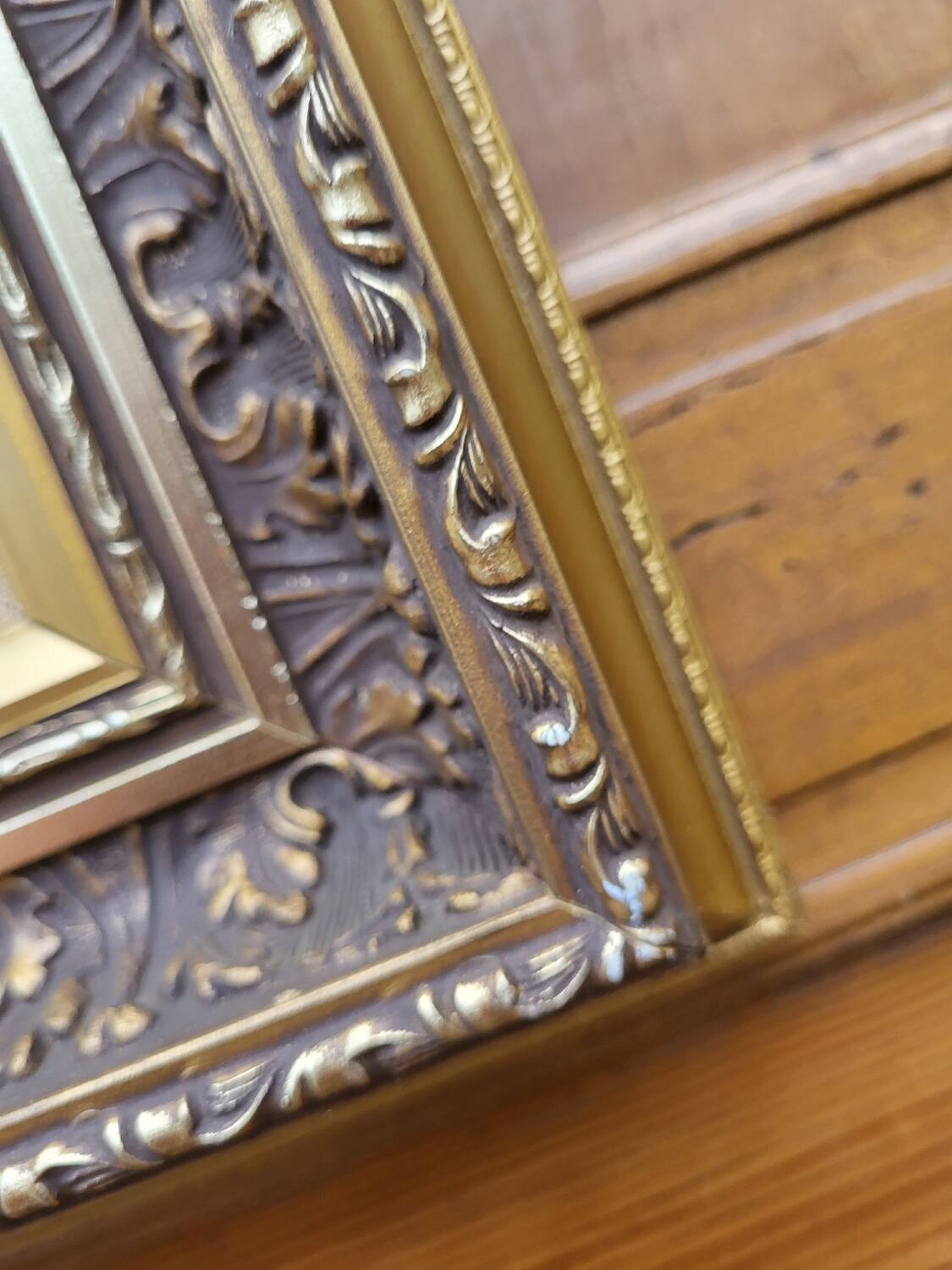 Vintage canvas painting
