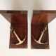Greenhouse books teak and brass marine anchor