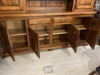 4-door walnut dresser