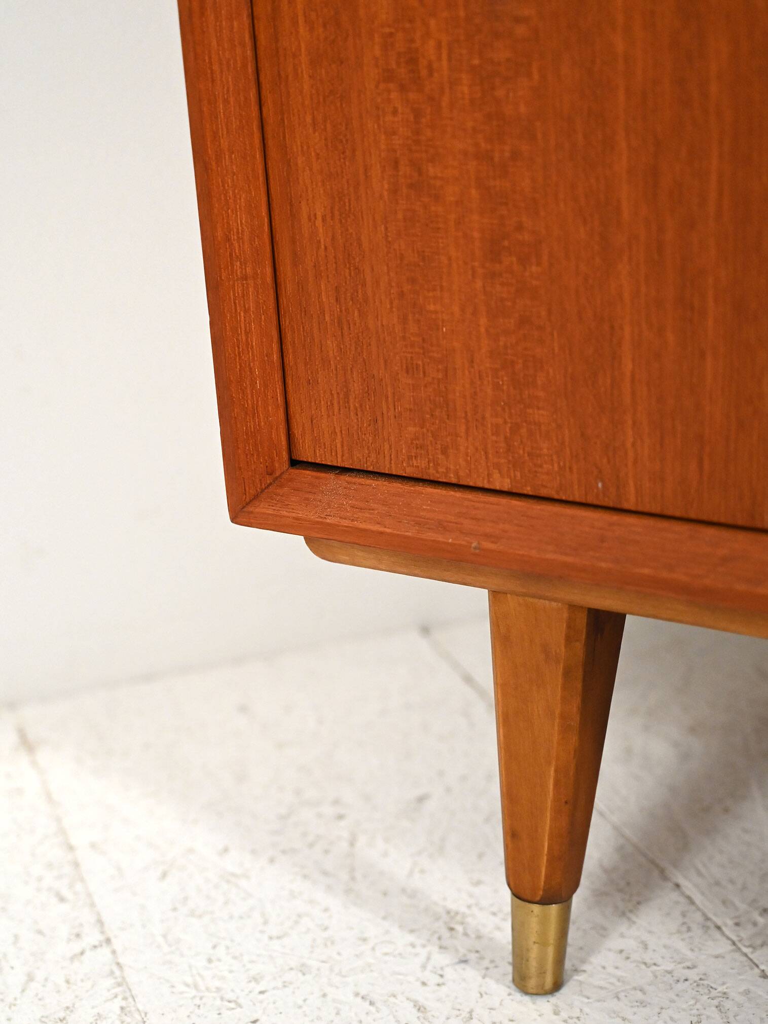 Scandinavian teak bookcase with cabinet, 1950s–1960s