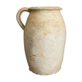 Large earthen pot or jug turned