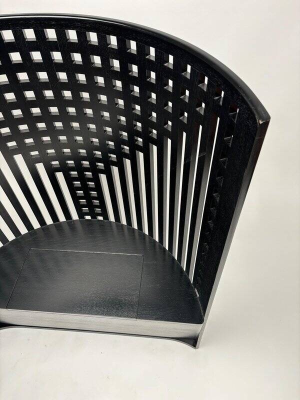 312 Willow Throne Original Armchair attributed to Charles Rennie Mackintosh for Cassina, 1980s