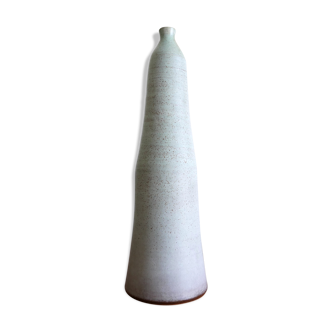 Vase bouteille en céramique signé de la poterie Ludovic années 50