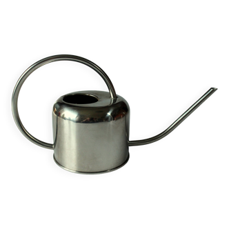 Stainless steel watering can, ideal for orchids and cactus, vintage from the 80s